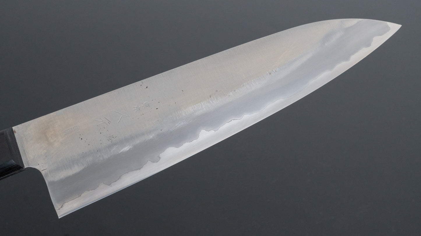 Morihei Hisamoto White #1 Stainless Clad Gyuto 210mm Pakka Handle (No Bolster/ Fine Finish) - HITOHIRA