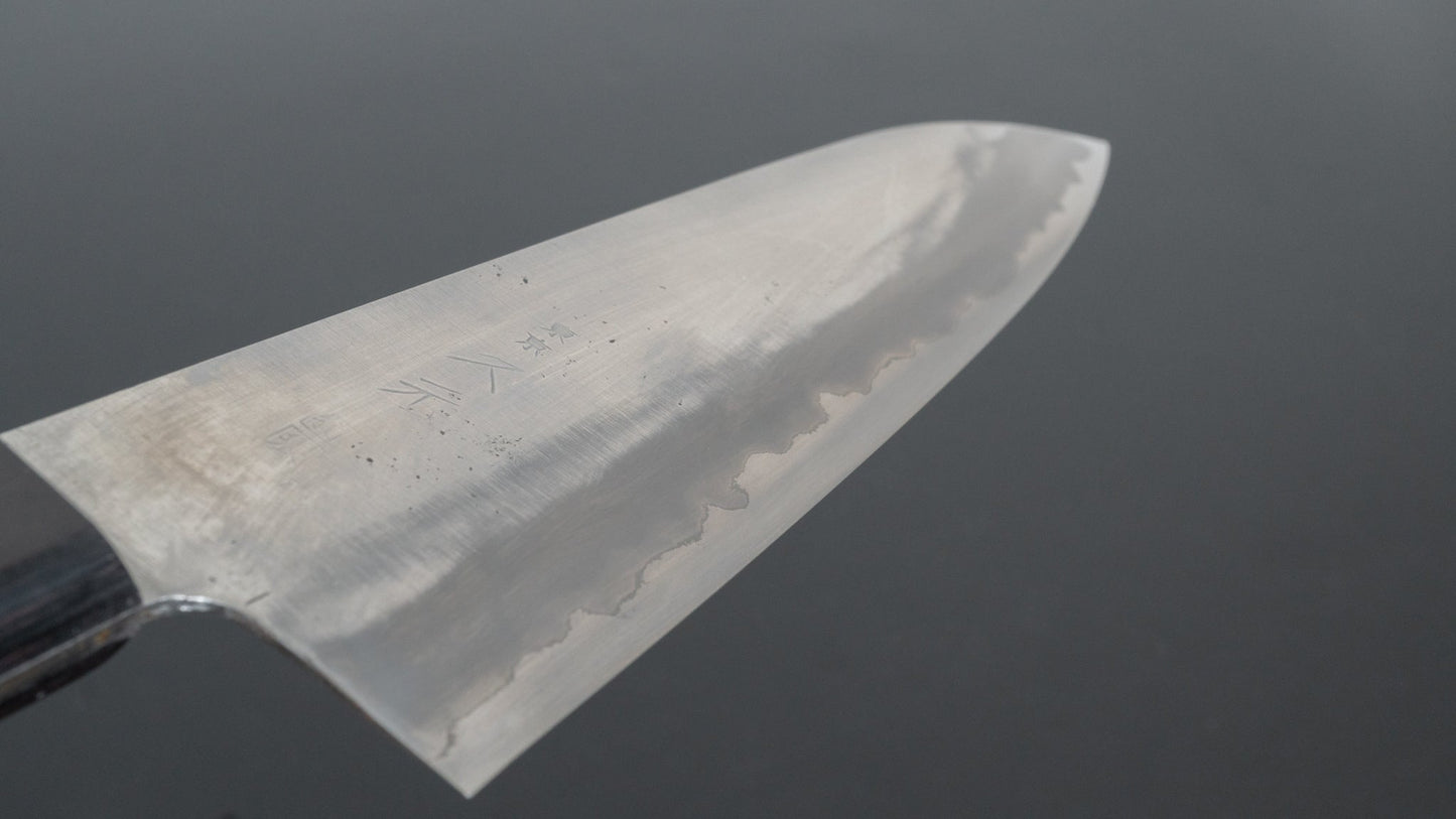 Morihei Hisamoto White #1 Stainless Clad Gyuto 210mm Pakka Handle (No Bolster/ Fine Finish) - HITOHIRA