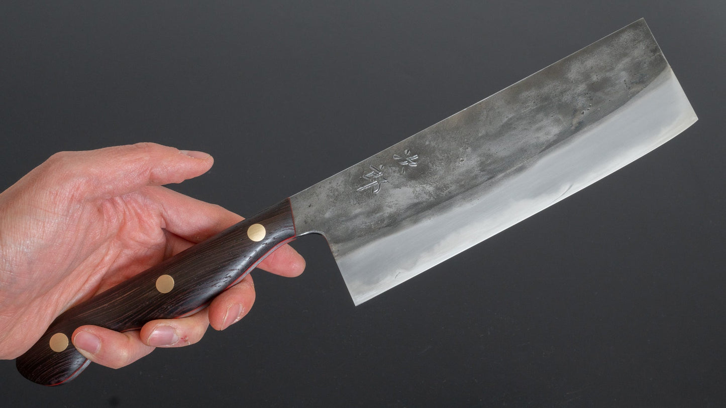 Jiro Tsuchime Yo Nakiri 180mm Tagayasan Handle (#203) - HITOHIRA