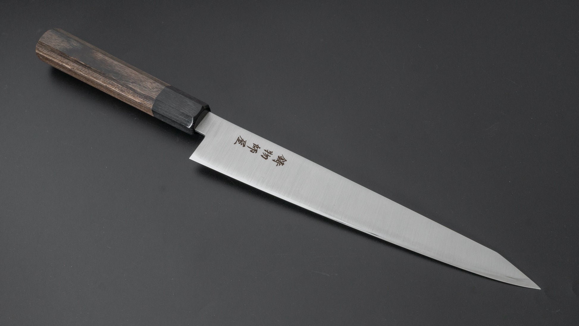 Hitohira Imojiya TH Stainless Kiritsuke Sujihiki 240mm Pakka Handle (Wa) - HITOHIRA