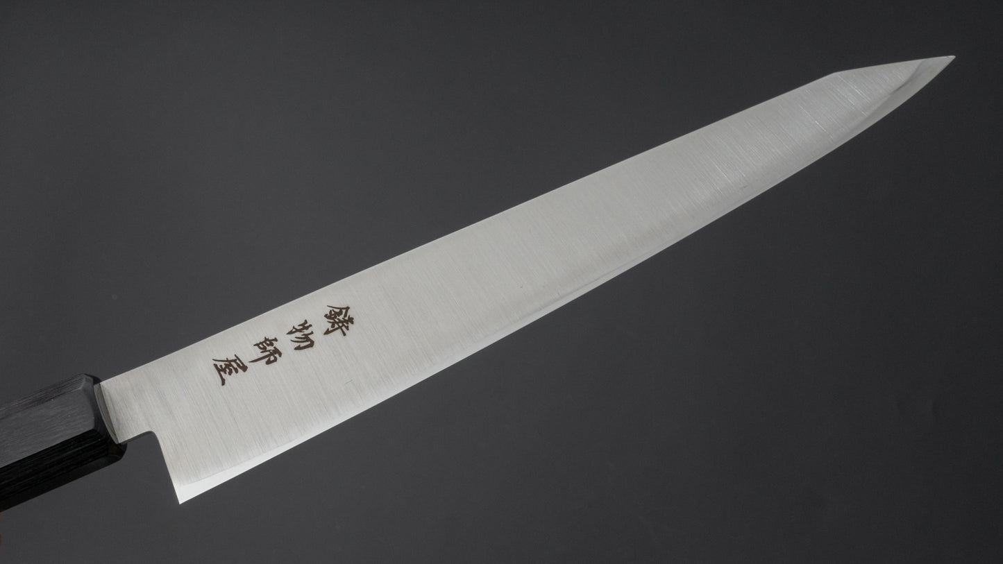 Hitohira Imojiya TH Stainless Kiritsuke Sujihiki 240mm Pakka Handle (Wa) - HITOHIRA