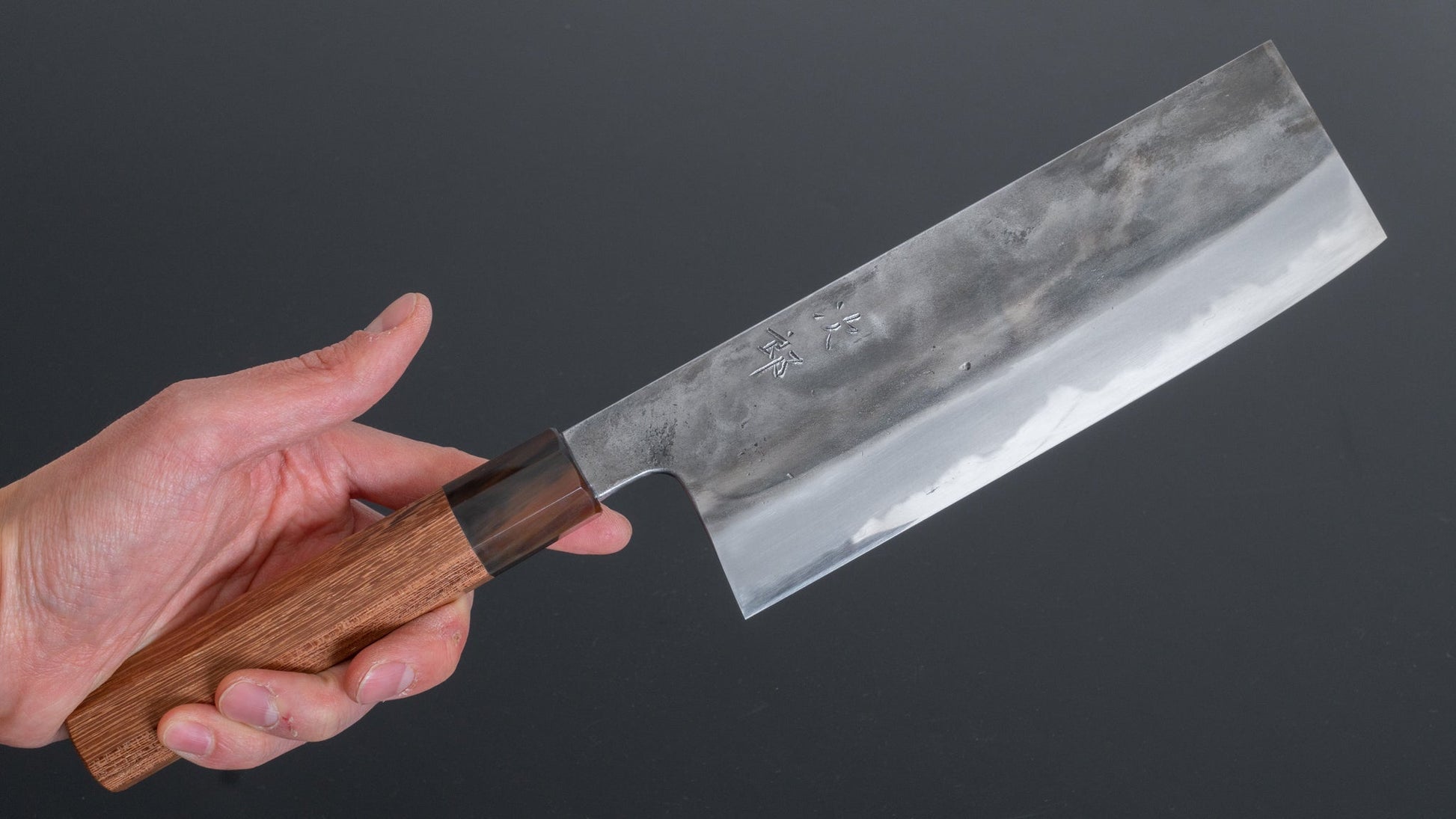 Jiro Tsuchime Wa Nakiri 180mm Taihei Tagayasan Handle (#208) - HITOHIRA