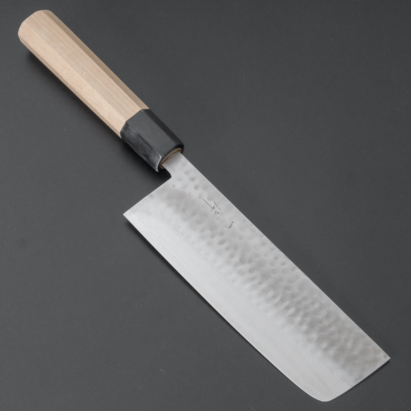 Hitohira NM Tsuchime Nakiri 165mm Ho Wood Handle - HITOHIRA