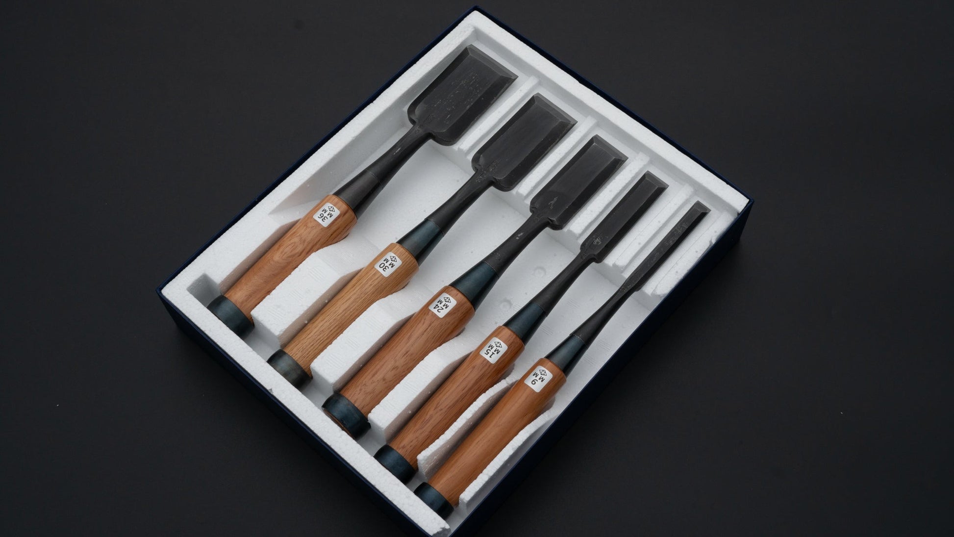 Morihei Yoshitomo Chisel 5 Set | HITOHIRA