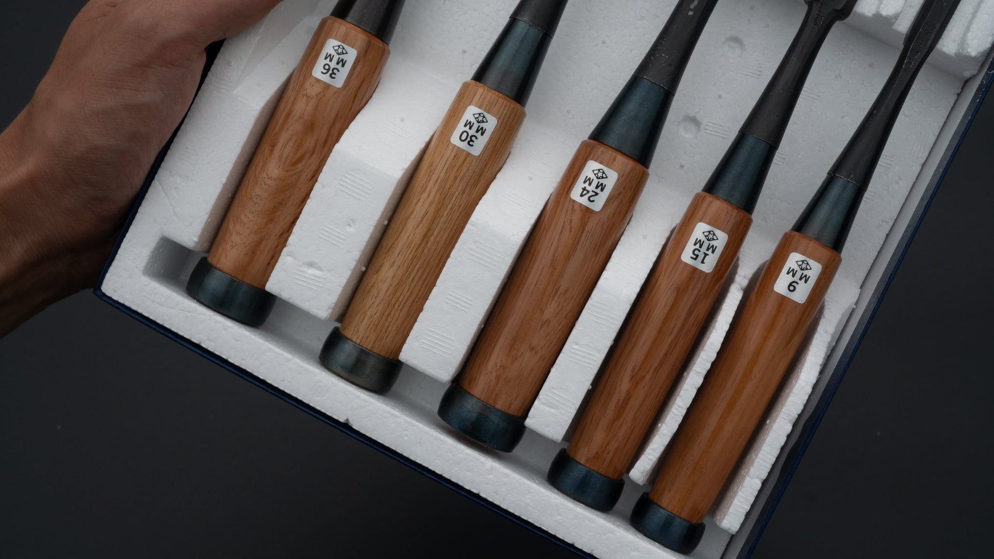 Morihei Yoshitomo Chisel 5 Set | HITOHIRA