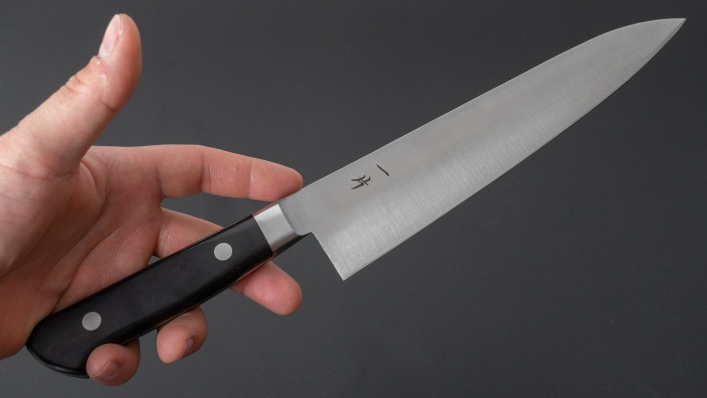 Hitohira FJ Semi Stainless Gyuto 210mm Pakka Handle - HITOHIRA