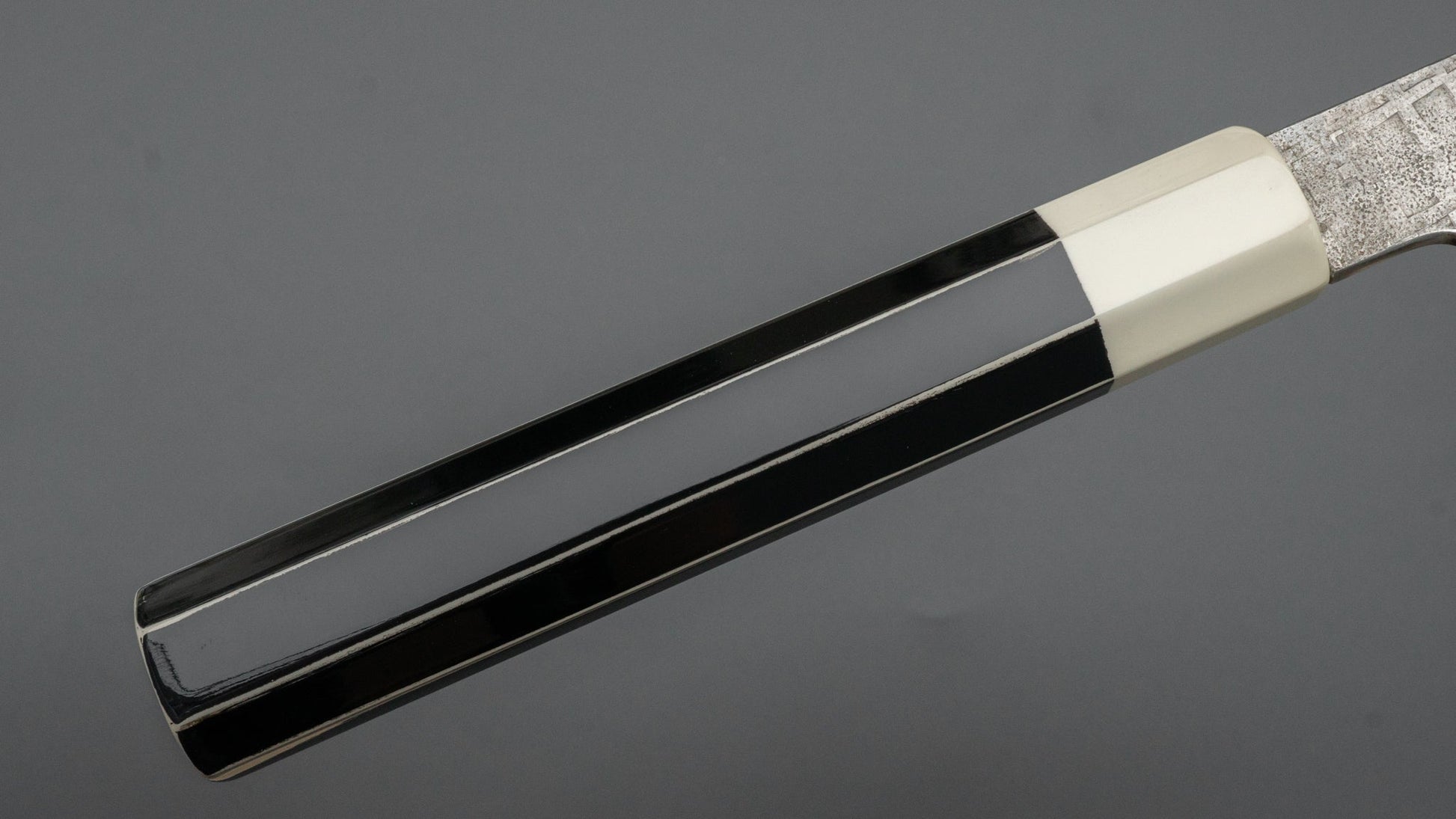 Hitohira Kikuchiyo Rikichi Amime Silver #3 Gyuto 240mm Lacquered Handle (Saya) | HITOHIRA