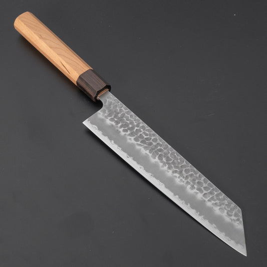 Hitohira Futana SB Migaki Tsuchime Kiritsuke Gyuto 210mm Cherry Wood Handle - HITOHIRA