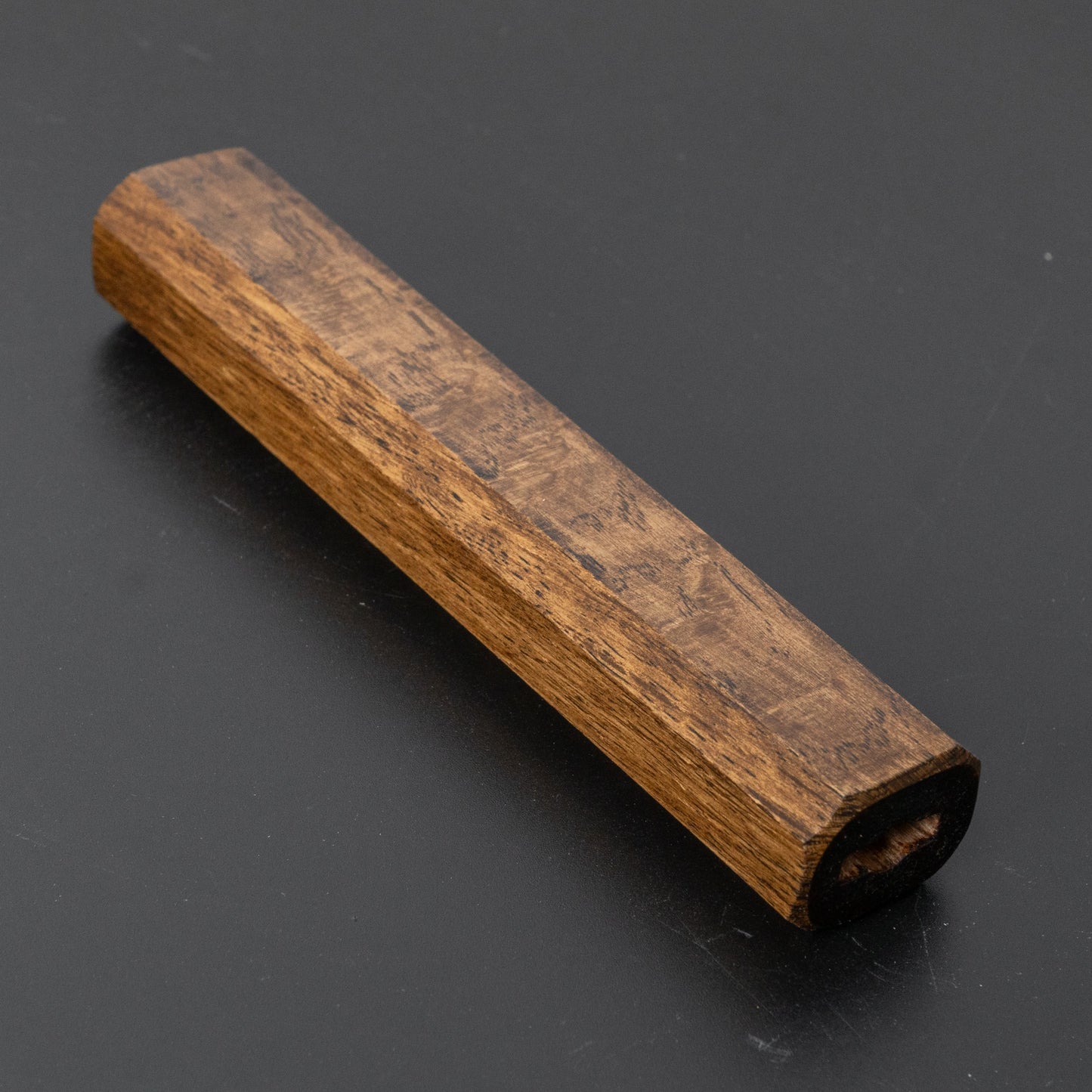 Hitohira KMT Lacquered Mono Oak Handle Dark (Gyuto) - HITOHIRA