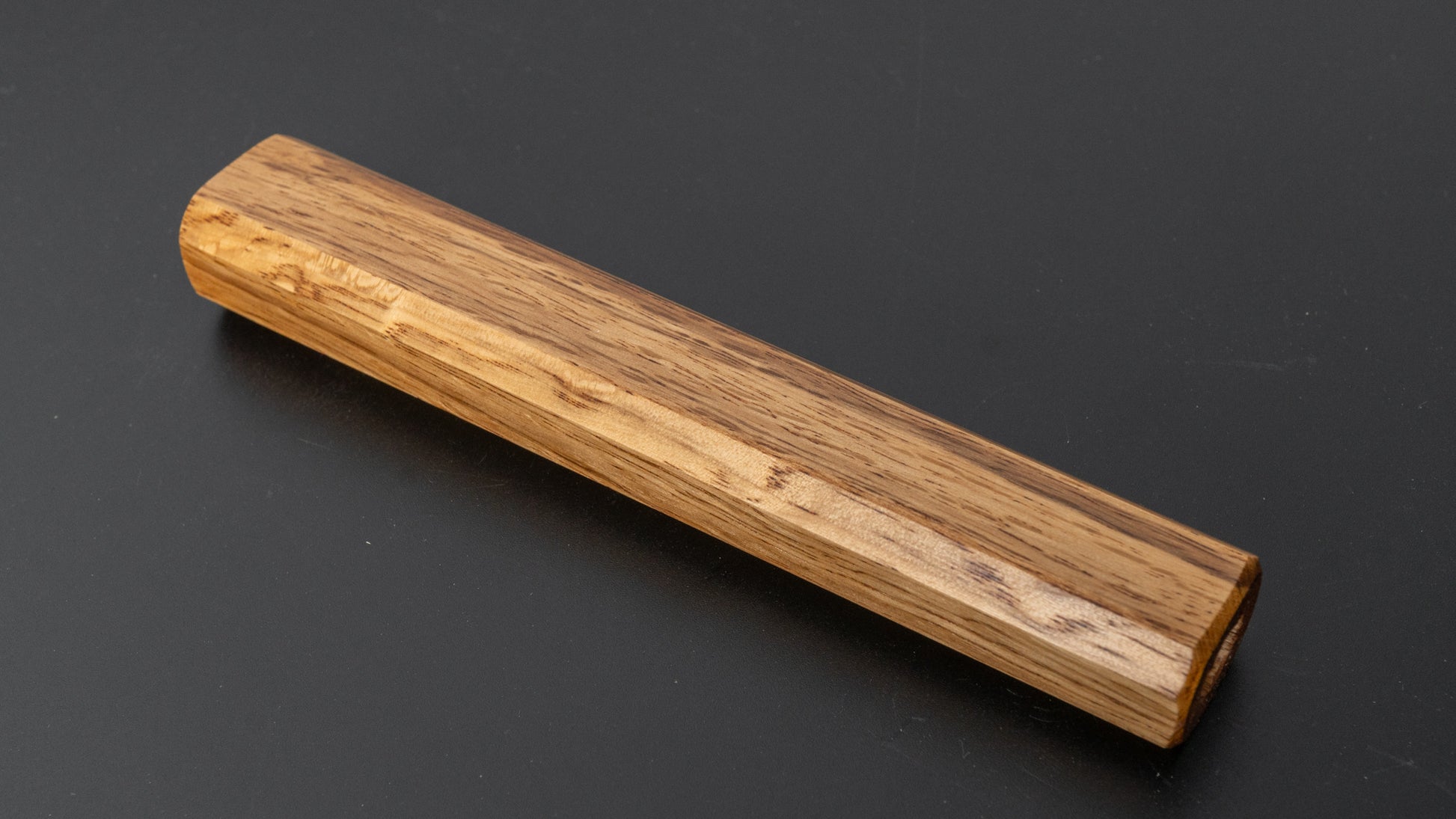 Hitohira KMT Lacquered Mono Oak Handle Natural (Sujihiki) - HITOHIRA