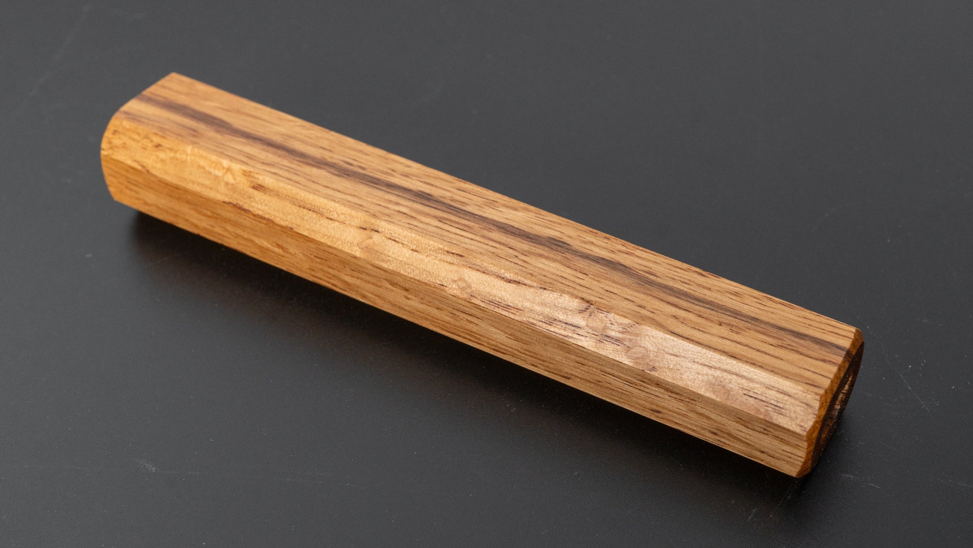 Hitohira KMT Lacquered Mono Oak Handle Natural (Gyuto) - HITOHIRA