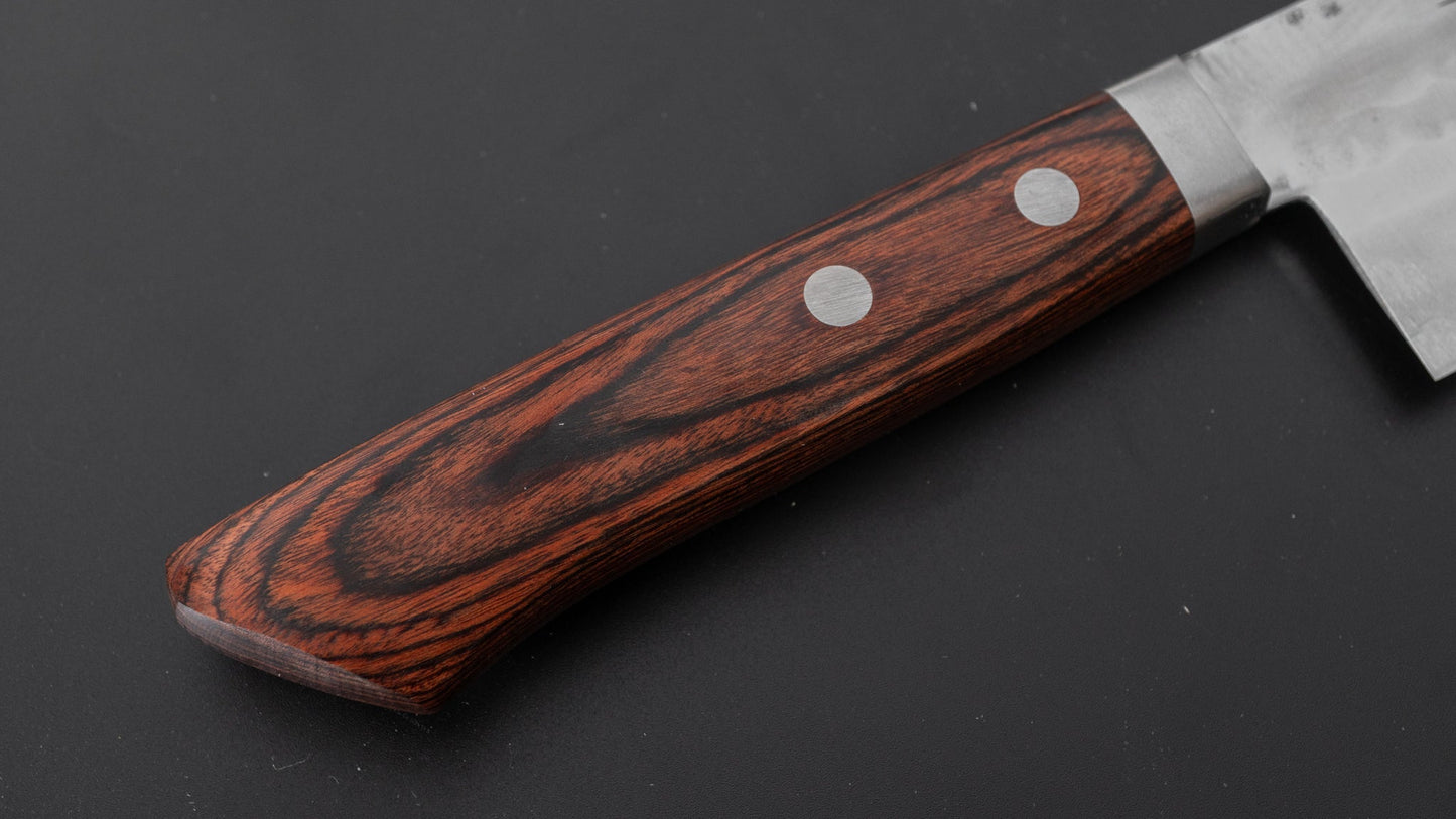 Hitohira NM Tsuchime Nakiri Imitation Mahogany Handle - HITOHIRA