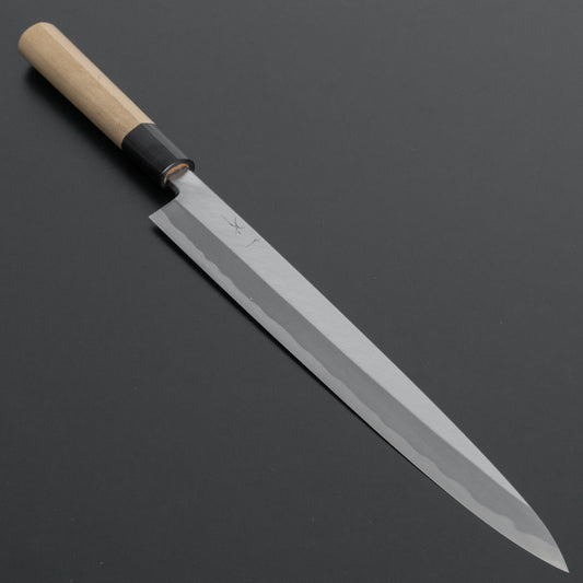 Hitohira Tanaka Mosuke White #2 Yanagiba 270mm Ho Wood Handle (D-Shape/ Saya) - HITOHIRA