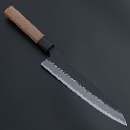 Hitohira Futana SB Kuro Tsuchime Gyuto 210mm Cherry Wood Handle | HITOHIRA