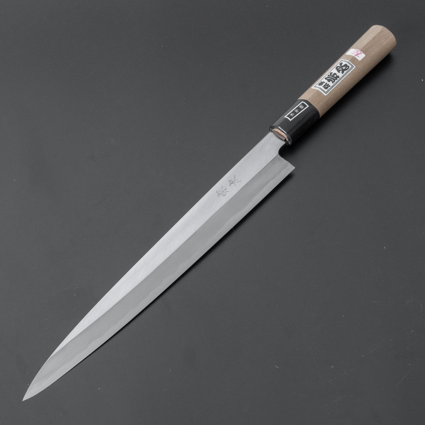 Morihei Munetsugu White #2 Left-Handed Yanagiba 270mm Ho Wood Handle - HITOHIRA