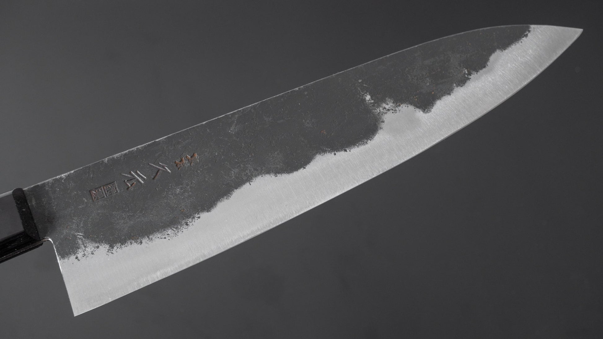 Morihei Hisamoto Kurouchi White #1 Gyuto 240mm Pakka Handle (No Bolster) - HITOHIRA