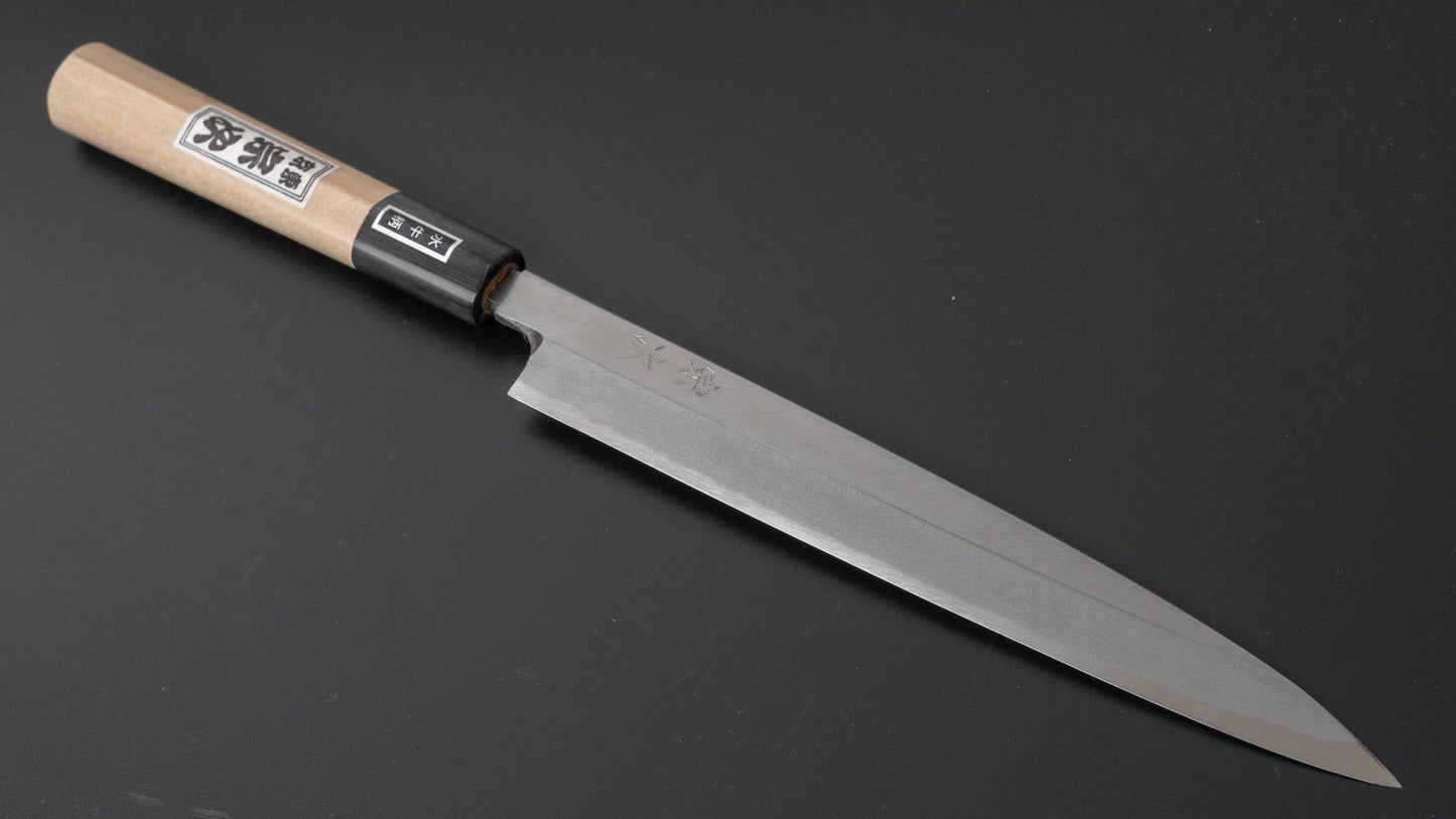 Morihei Munetsugu White #2 Yanagiba 210mm Ho Wood Handle | HITOHIRA