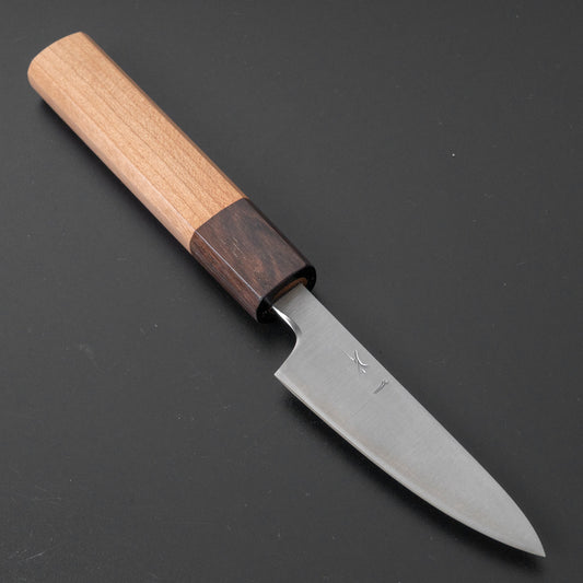 Hitohira Futana SB Migaki Paring 80mm Cherry Wood Handle | HITOHIRA