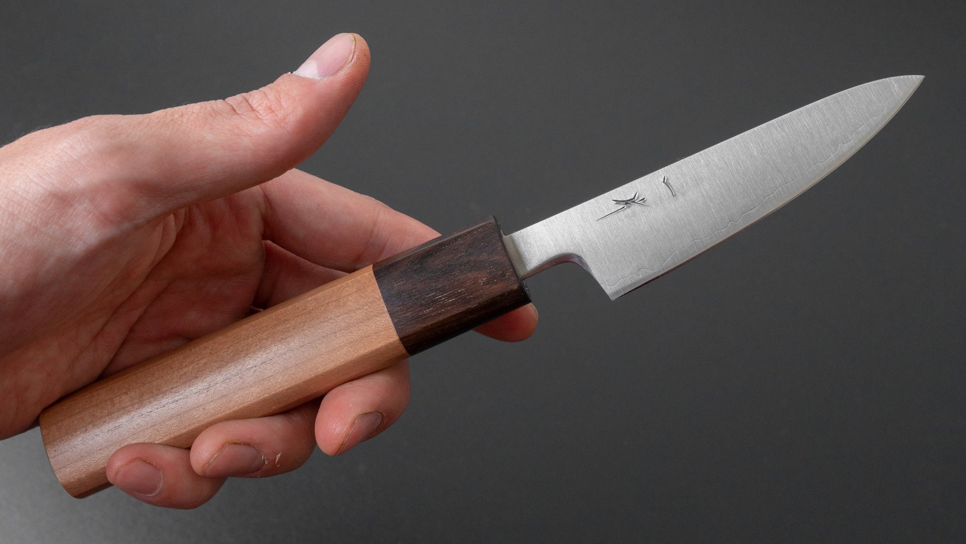 Hitohira Futana SB Migaki Paring 80mm Cherry Wood Handle | HITOHIRA