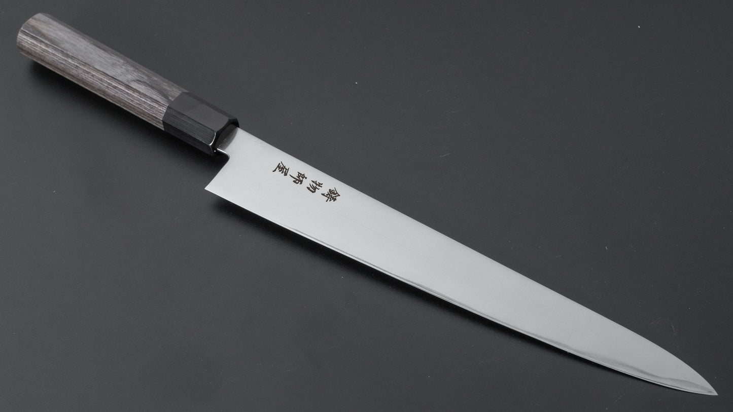 Hitohira Imojiya TH Stainless Sujihiki 270mm Pakka Handle (Wa) - HITOHIRA