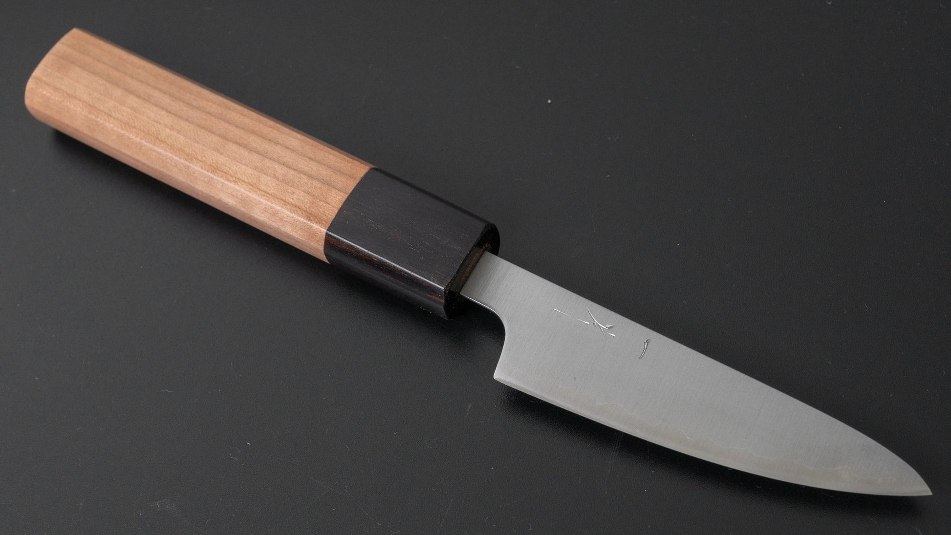 Hitohira Futana S3 Migaki Paring 80mm Cherry Wood Handle | HITOHIRA