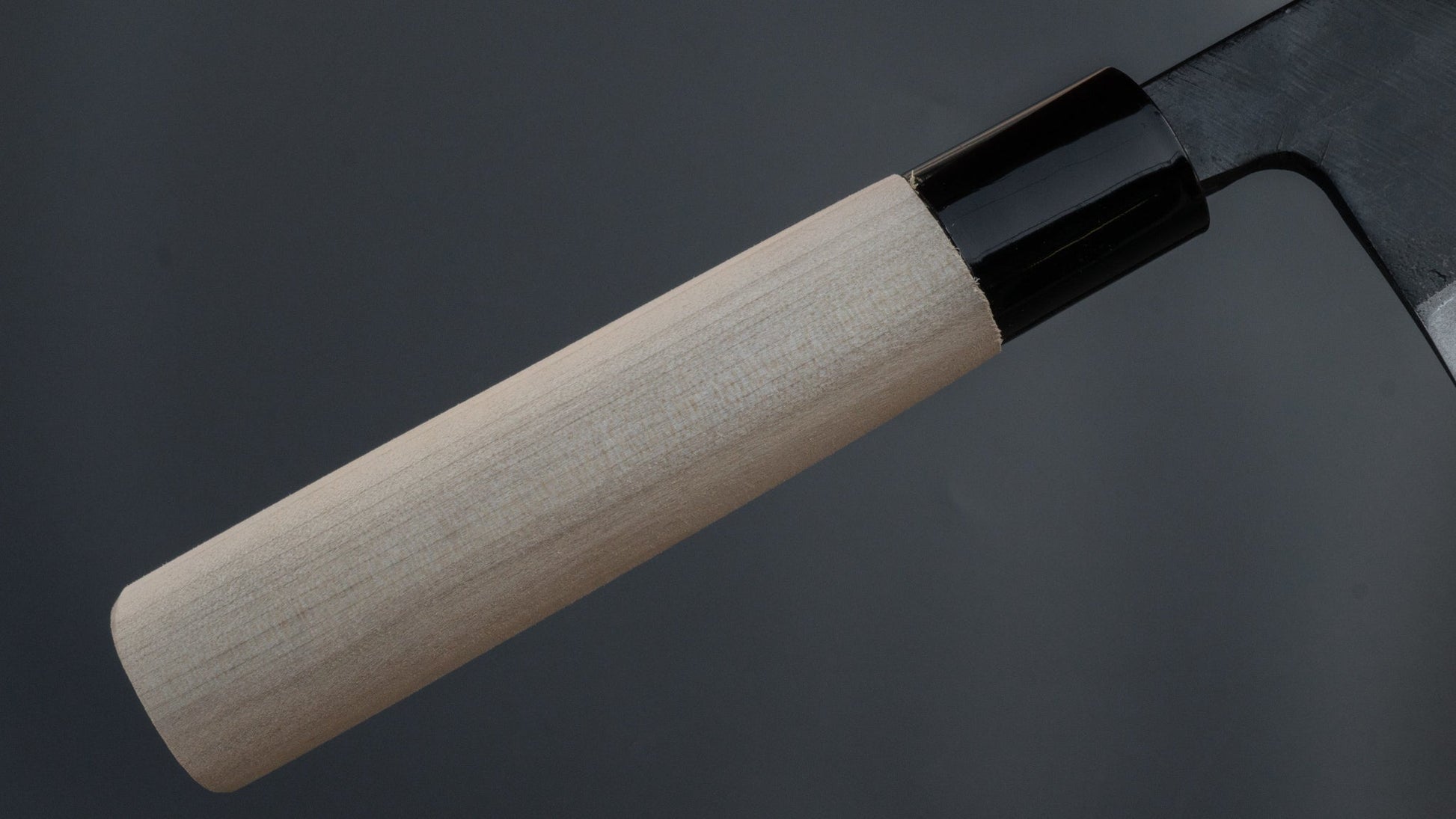 Mumei White #2 Kurouchi Shakekiri 180mm Poplar Handle | HITOHIRA