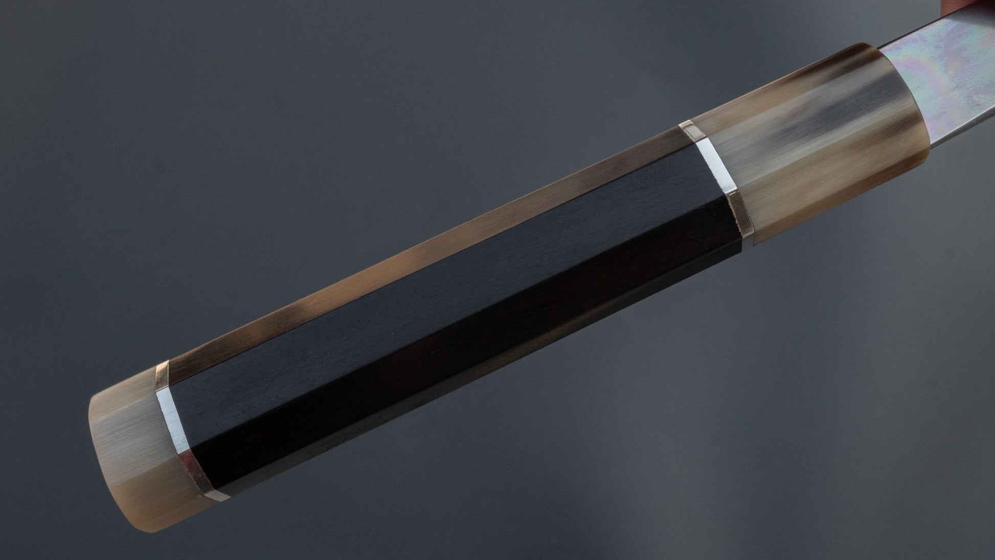 Hitohira Shiraki Yohei Blue #1 Mizu-Honyaki Limited Gyuto 240mm Taihei Ebony Handle (#2) | HITOHIRA