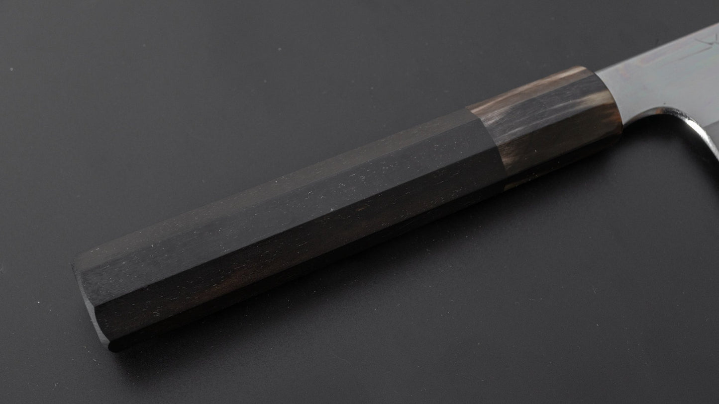 Hitohira Togashi Kyuzo Blue #1 Mizu Honyaki Gyuto 240mm Taihei Ebony Handle (#057/ Discounted/ Saya) - HITOHIRA