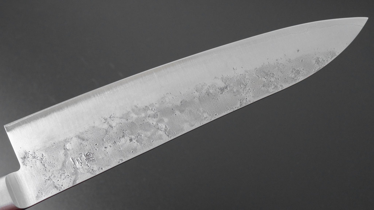 Hitohira Futana S3 Nashiji Gyuto 210mm Pakka Handle | HITOHIRA