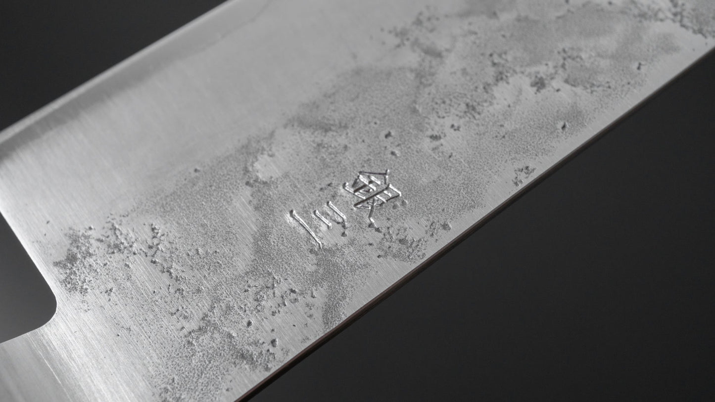 Hitohira Futana S3 Nashiji Gyuto 210mm Pakka Handle | HITOHIRA