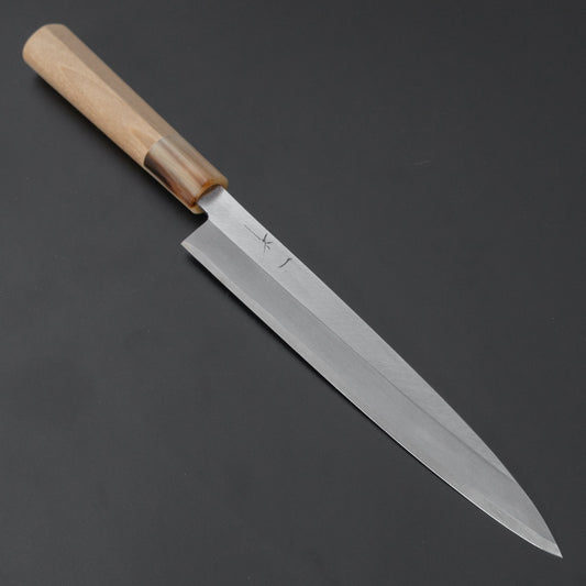 Hitohira Gorobei Blue #2 Yanagiba 210mm Ho Wood Handle (D-Shape) - HITOHIRA