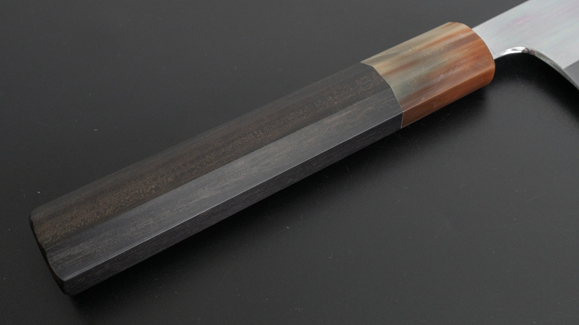 Hitohira Tanaka Kyuzo Blue #1 Mirror Gyuto 240mm Taihei Ebony Handle - HITOHIRA