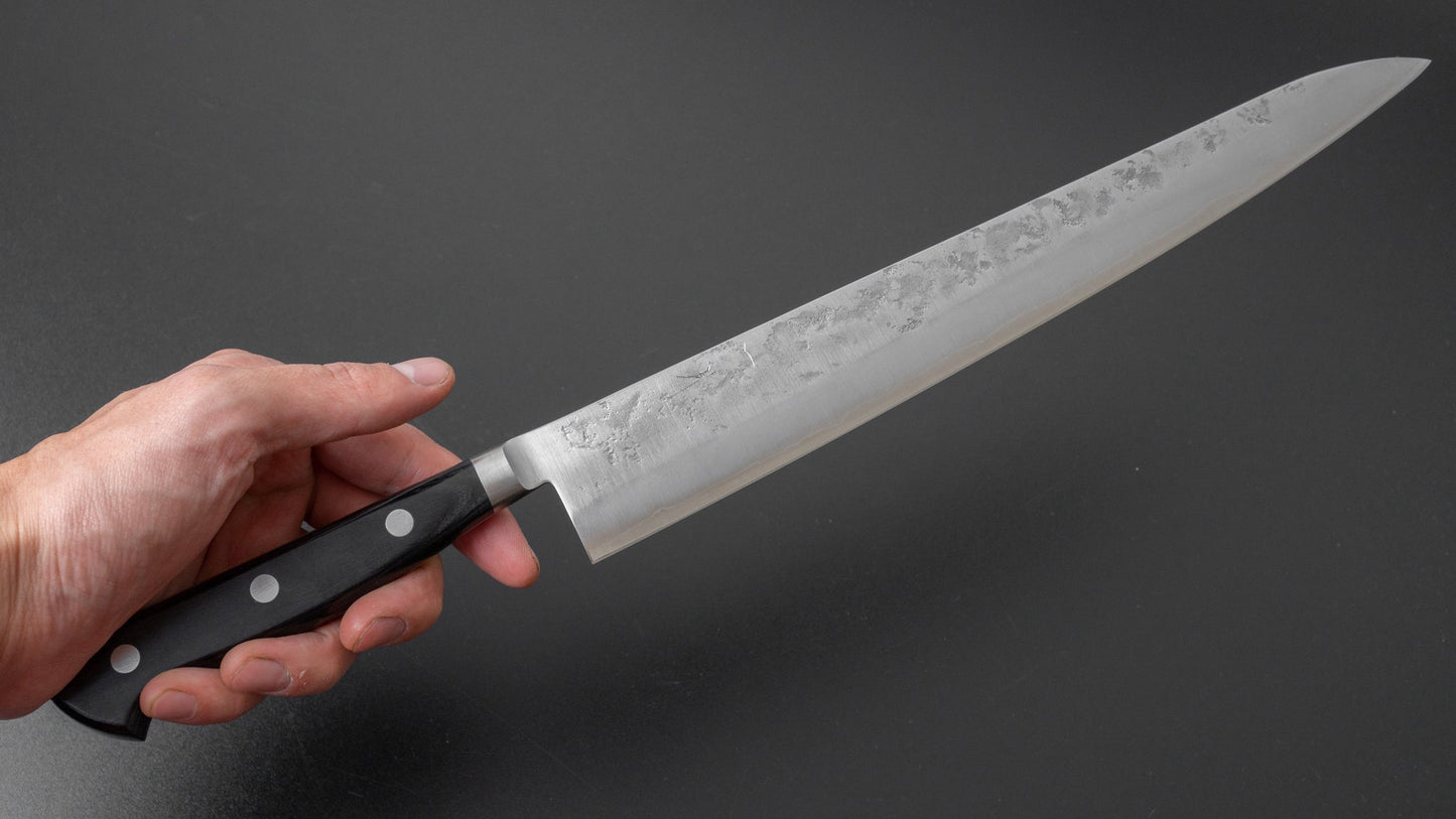 Hitohira Futana S3 Nashiji Sujihiki 270mm Pakka Handle | HITOHIRA