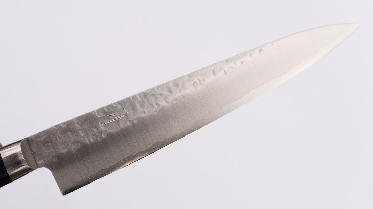 Hitohira T10 Tsuchime Petty 150mm Pakka Handle - HITOHIRA