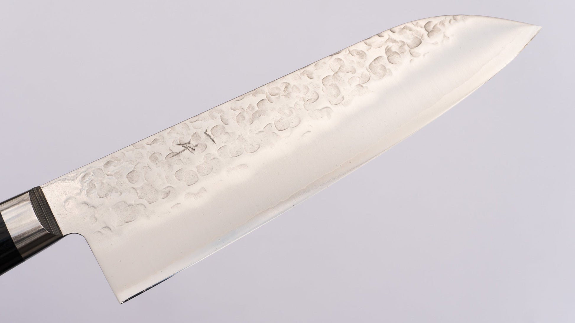 Hitohira T10 Tsuchime Santoku 170mm Pakka Handle - HITOHIRA