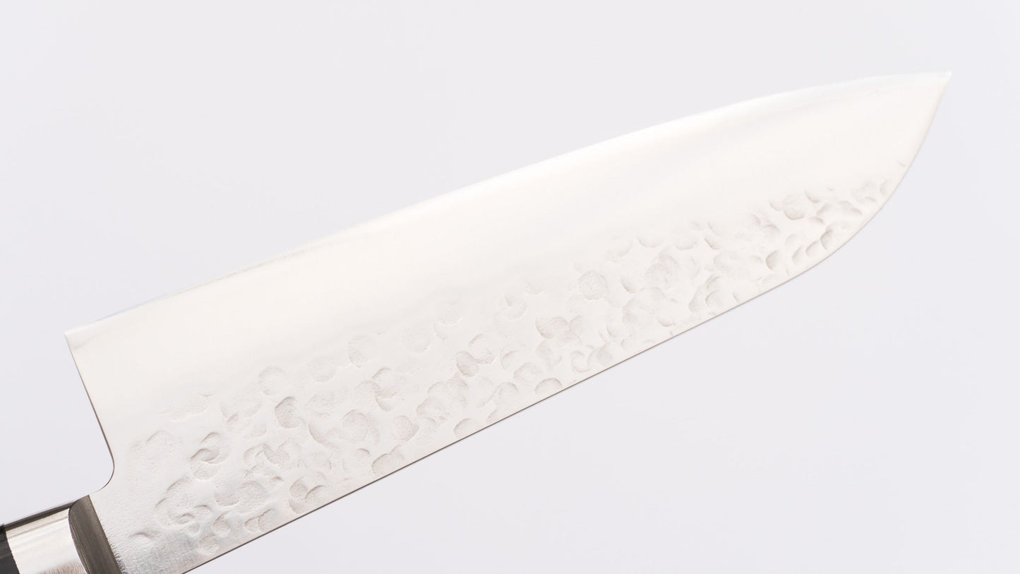 Hitohira T10 Tsuchime Santoku 170mm Pakka Handle - HITOHIRA