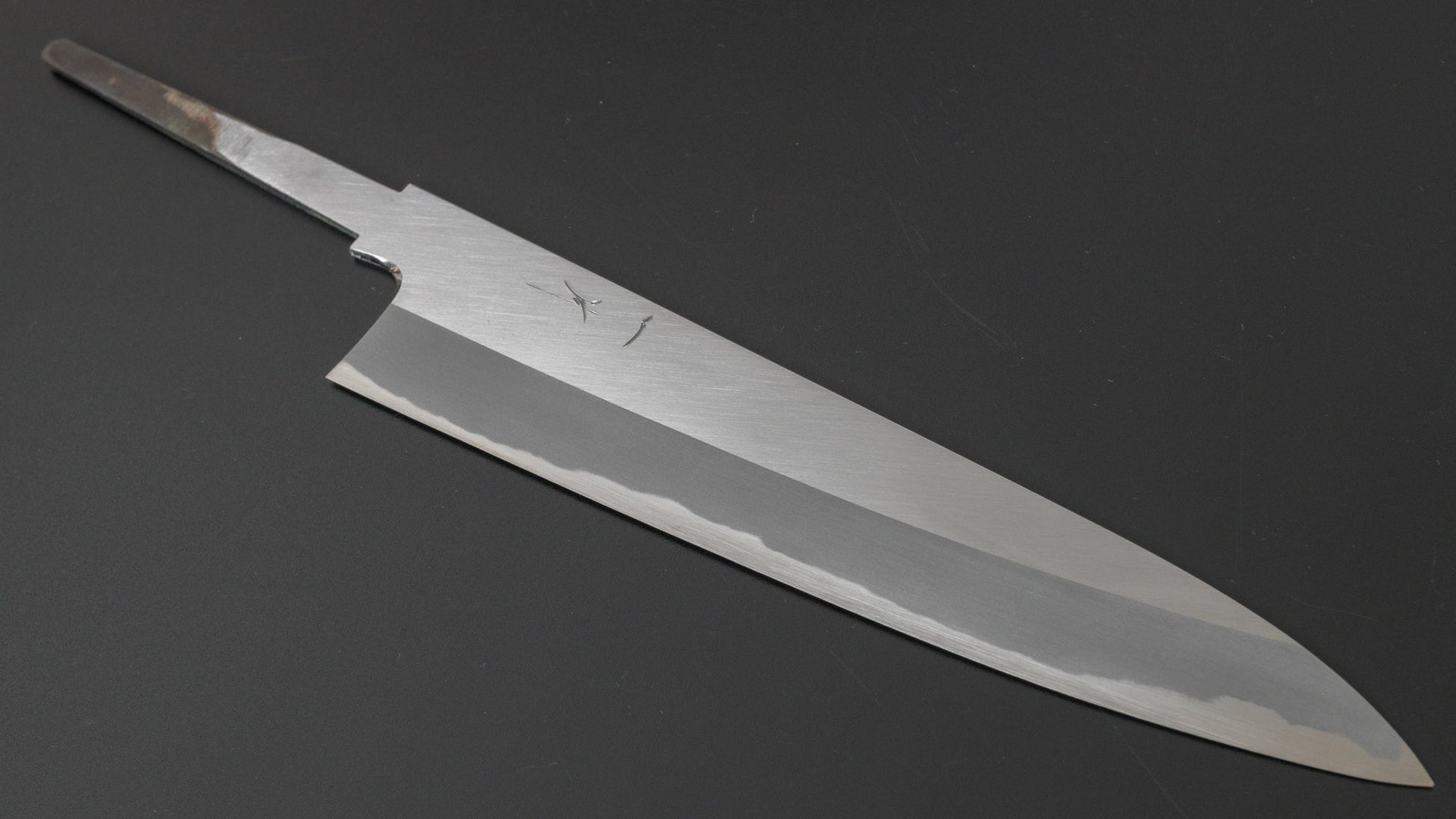 Hitohira Kikuchiyo Kyuzo White #2 Migaki Gyuto 210mm (No Handle) | HITOHIRA