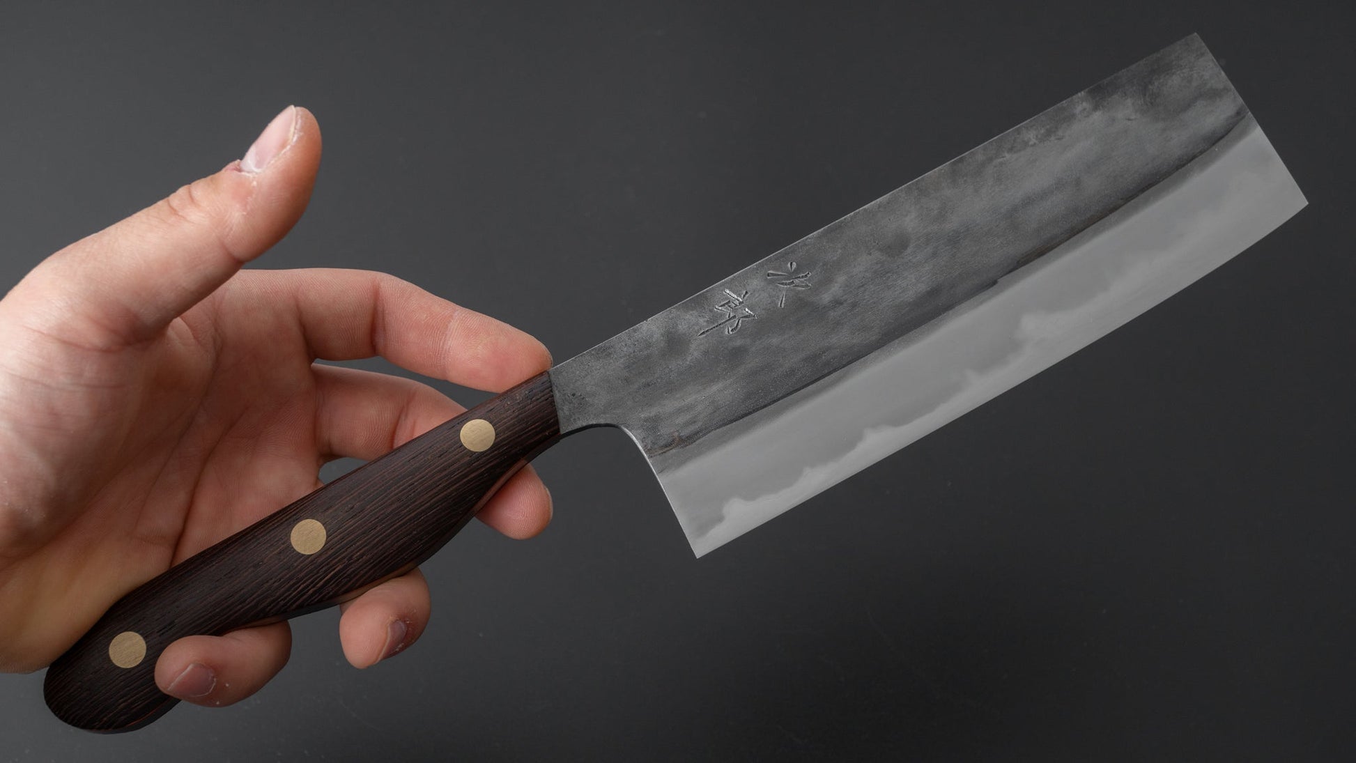 Jiro Tsuchime Yo Nakiri 180mm Tagayasan Handle (#328) - HITOHIRA