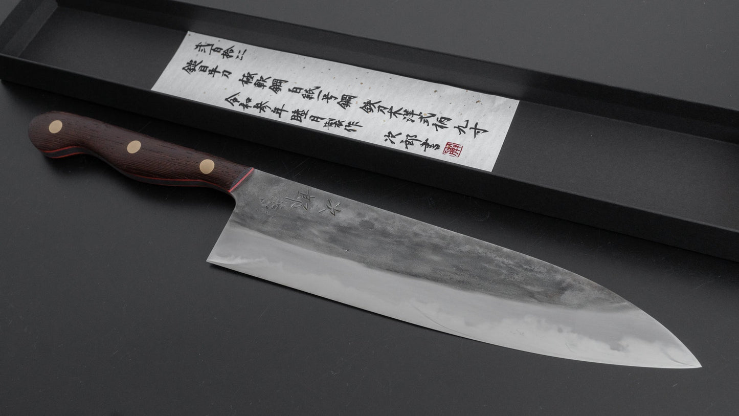 Jiro Tsuchime Yo Gyuto 240mm Tagayasan Handle (#214) - HITOHIRA