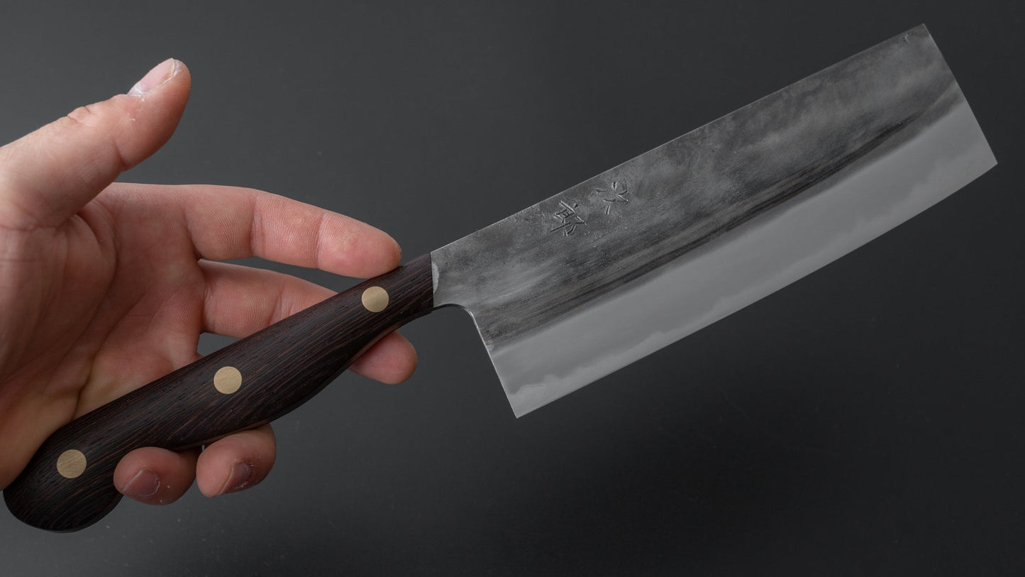 Jiro Tsuchime Yo Nakiri 180mm Tagayasan Handle (#329) - HITOHIRA