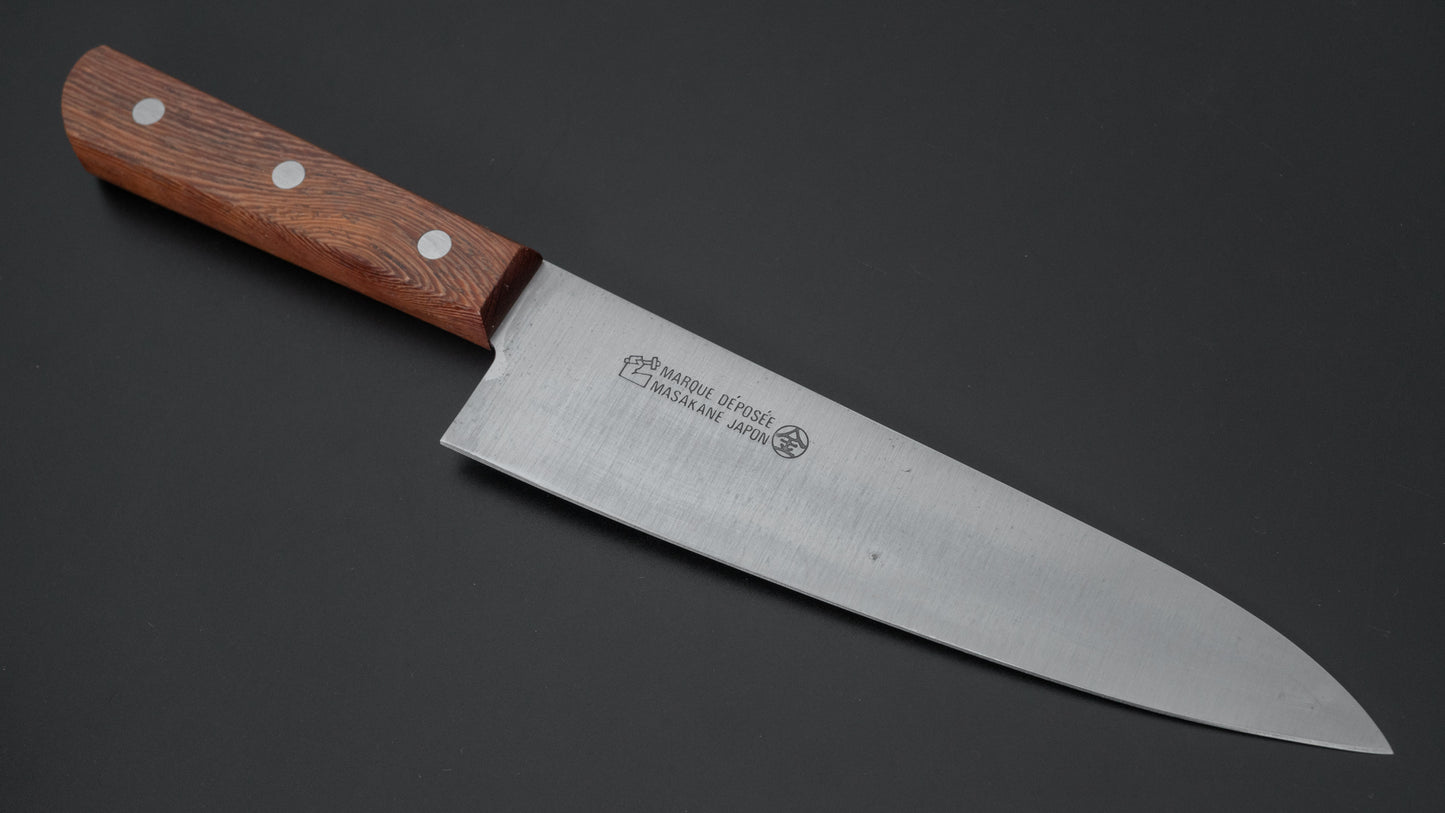 Masakane Vintage SK Gyuto 180mm Tagayasan Handle (No Bolster) - HITOHIRA