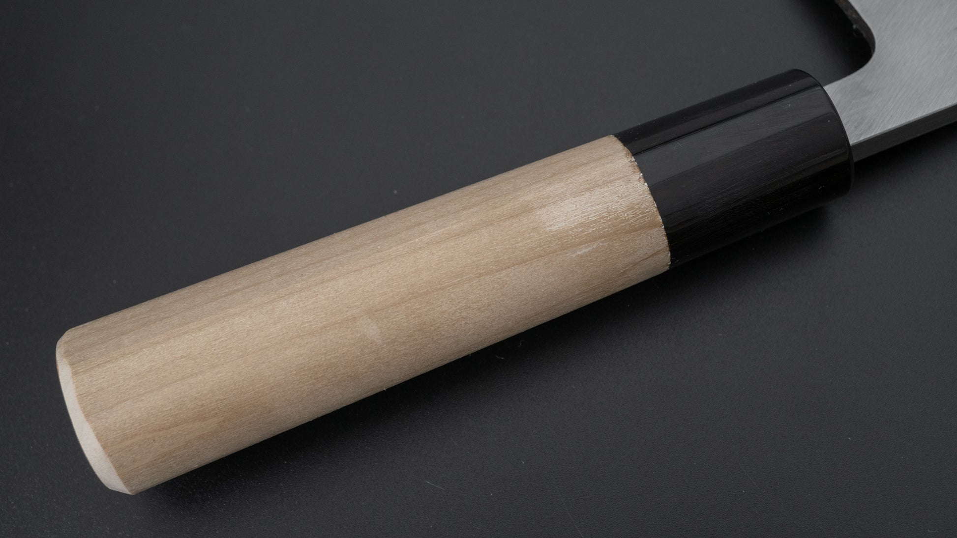 Hitohira Gorobei White #3 Left-Handed Deba 165mm Ho Wood Handle (D-Shape) - HITOHIRA