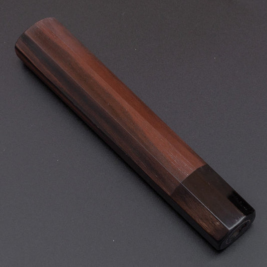 Taihei Makassar Ebony Octagonal Handle for Yanagiba 210mm | HITOHIRA