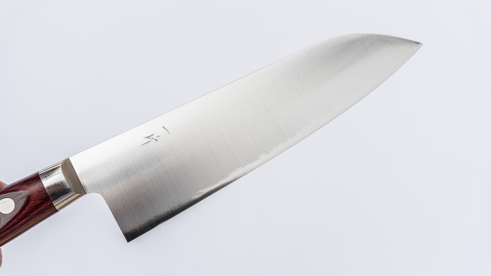 Hitohira TP Santoku 170mm Wine Pakka Handle - HITOHIRA