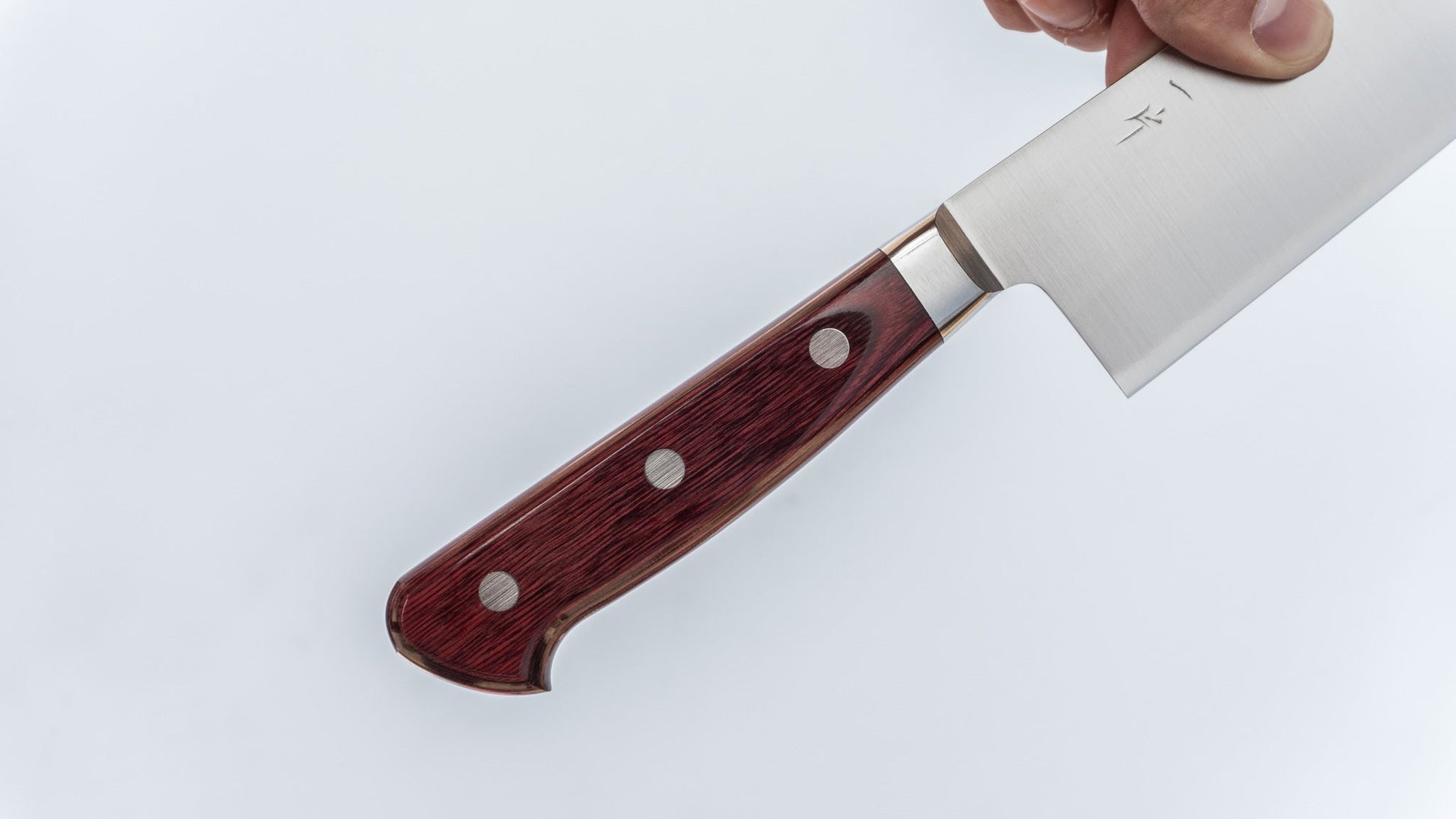 Hitohira TP Santoku 170mm Wine Pakka Handle - HITOHIRA