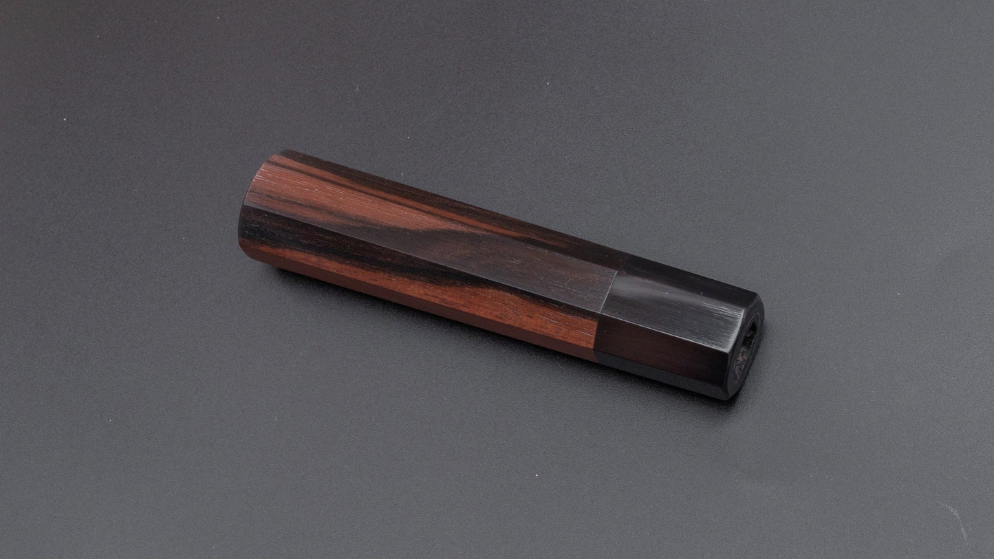 Taihei Makassar Ebony Octagonal Handle for Deba/ Mioroshi 150mm | HITOHIRA