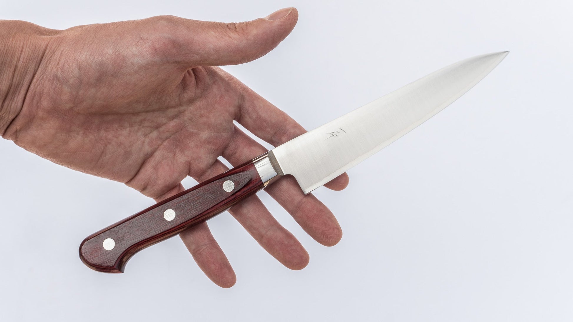 Hitohira TP Petty 130mm Wine Pakka Handle - HITOHIRA